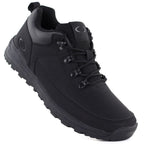 Women's black worker boots with socks Sabatina