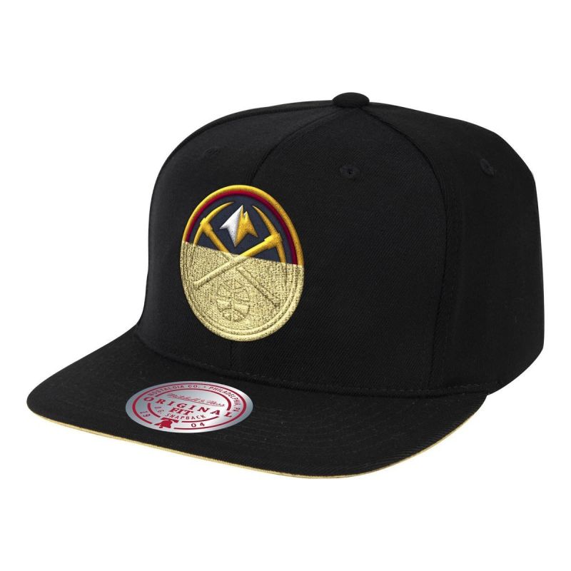 Mitchell & Ness NBA Denver Nuggets Snapback Cap - 6HSSMM19489-DNUBLCK Odzież/Czapki/Czapki z daszkiem Your Sports Performance
