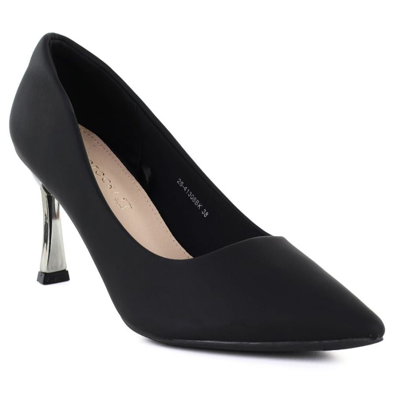 Black pumps with decorative heels Potocki NI41306 To be categorized Your Sports Performance