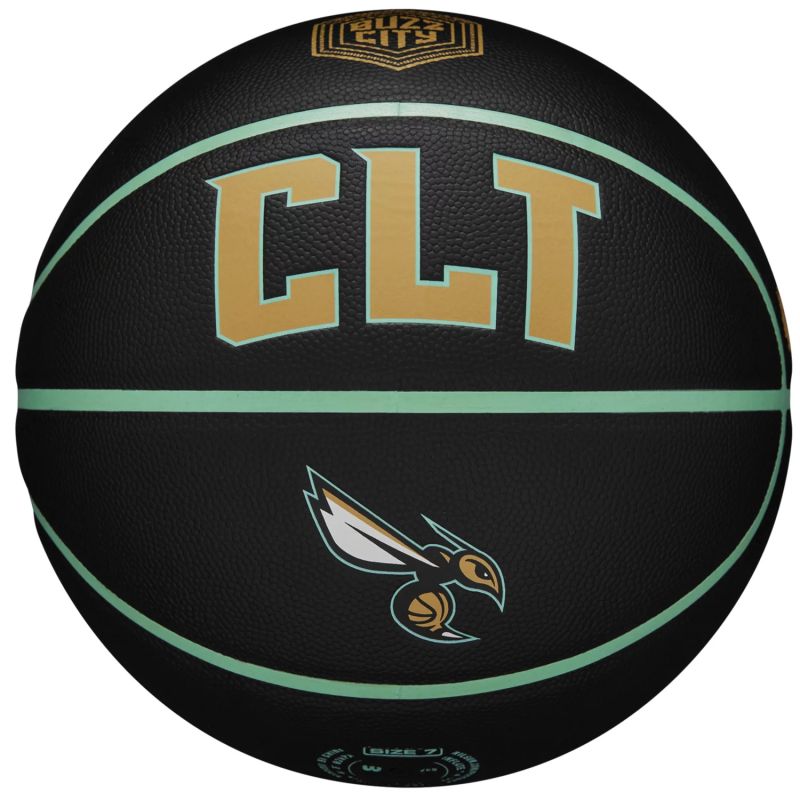 Wilson NBA Team City Collector Charlotte Hornets Ball WZ4016404ID basketball Accessories/Balls/Basketball Your Sports Performance