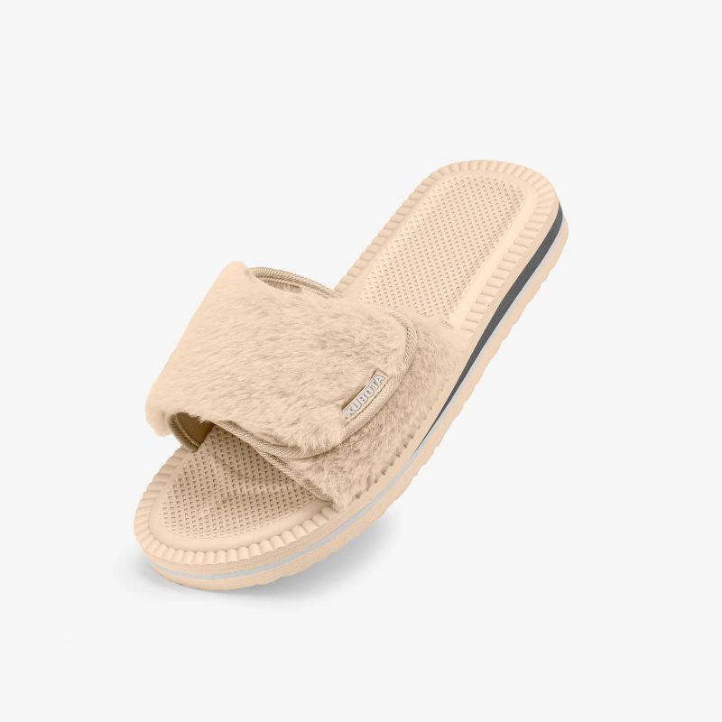 Kubota flip-flops with velcro and beige fur K24AW-100-001-03-1 *Kategoria tymczasowa Your Sports Performance