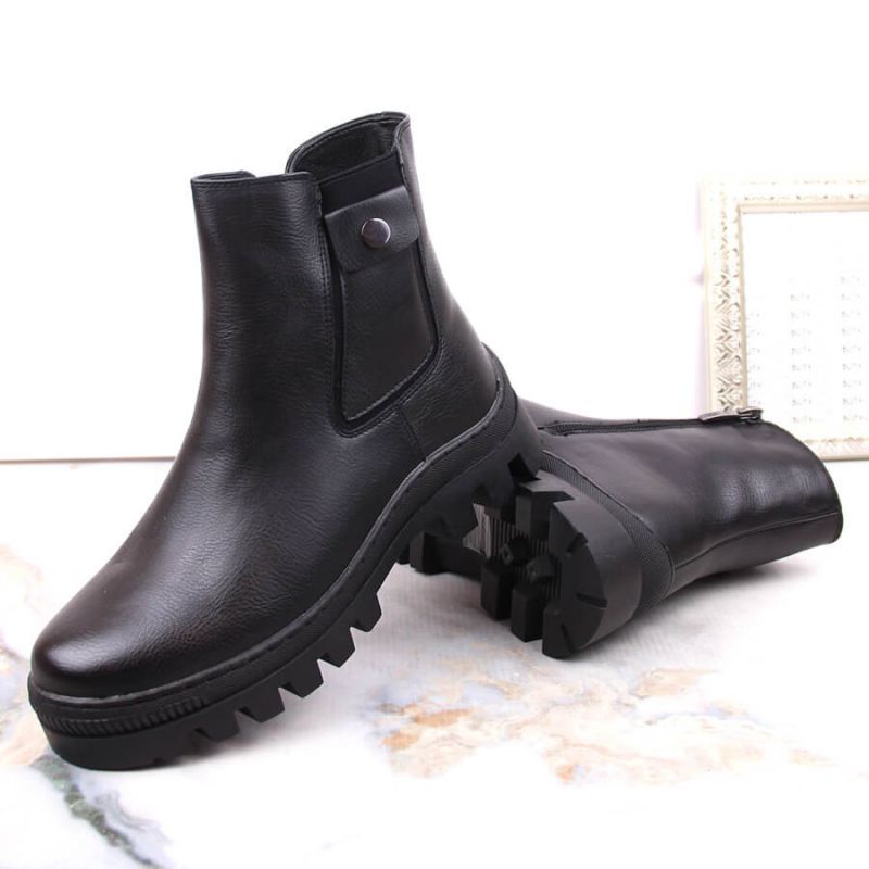 Potocki W WOL186 insulated ankle boots with a pocket, black Footwear/Outdoor/Potocki Your Sports Performance