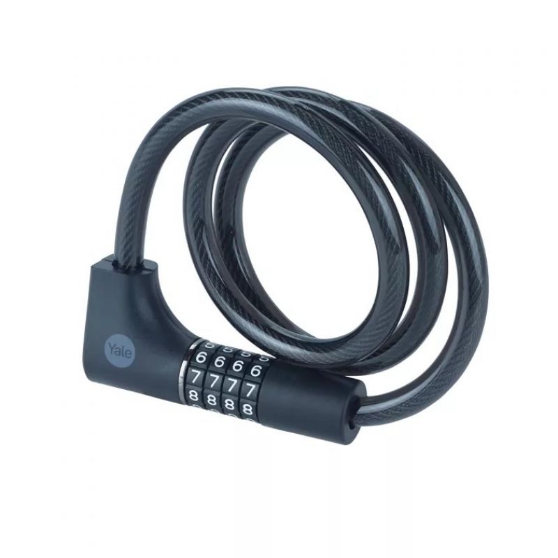 Yale Essential Security Combination & Key Cable Lock 12x1000mm In preparation Your Sports Performance