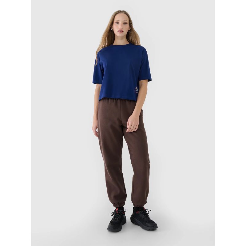 Women's oversize printed T-shirt 4F 4FWSS25TTSHF1971-30S *Kategoria tymczasowa Your Sports Performance