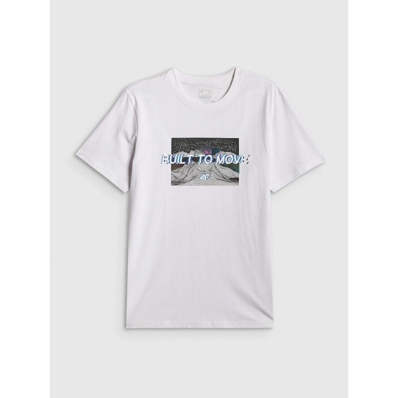 Men's regular printed T-shirt 4F 4FRSS26TTSHM3658-10S 4f