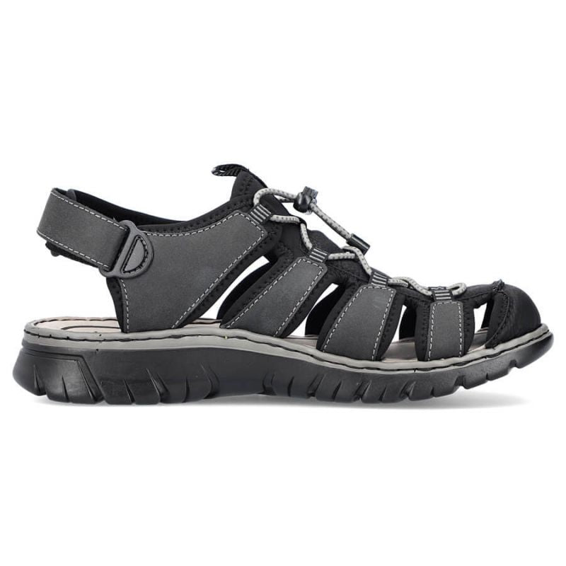 Rieker closed sandals M 26770-00 RKR584