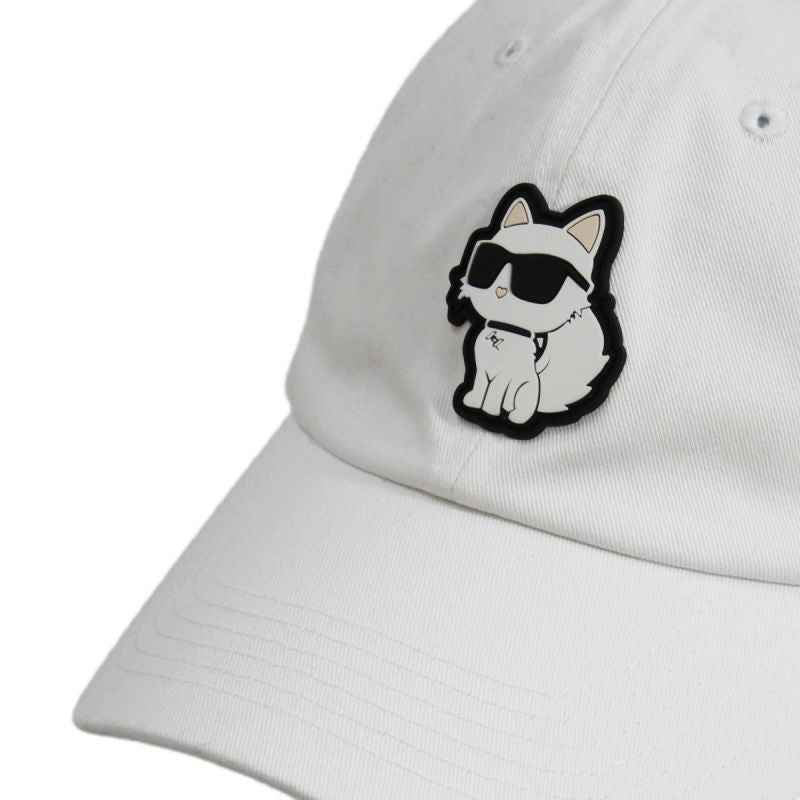 Karl Lagerfeld Paris Choupette Strapback Cap White – L5WH7944 wht