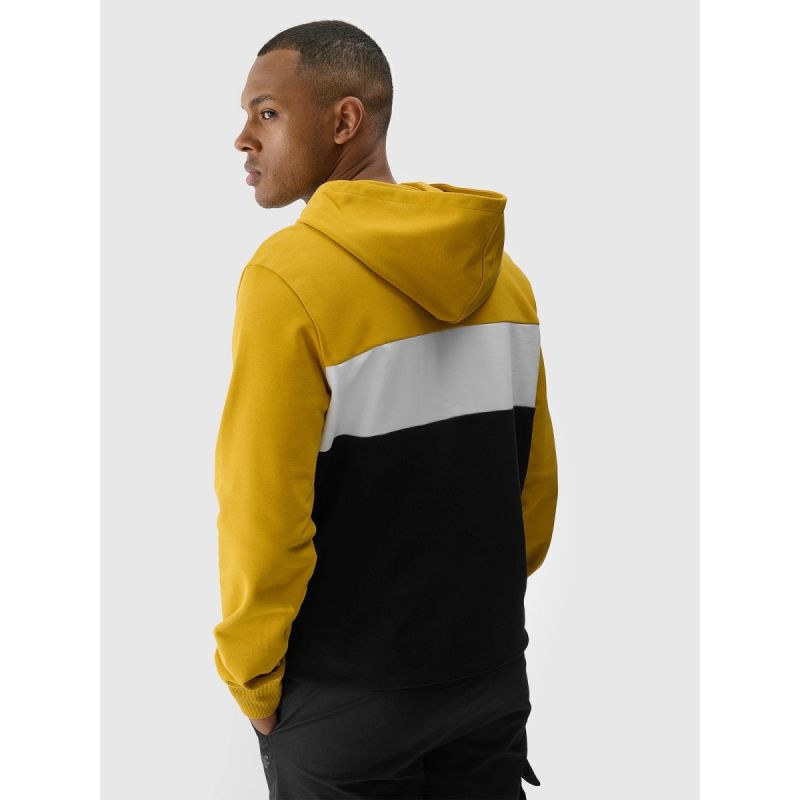 Men's sweatshirt with hood, open, 4F 4FWSS24TSWSM1032-71S *Kategoria tymczasowa Your Sports Performance