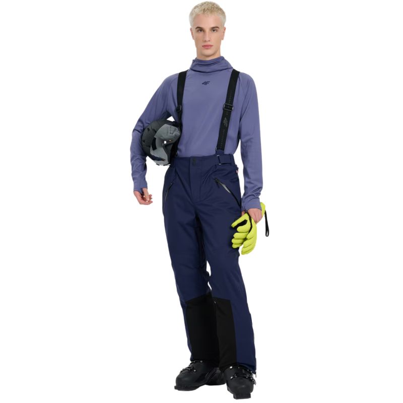 Men's thermal sweatshirt 4F M100 denim 4FWAW25UBRUM100 32S In preparation Your Sports Performance