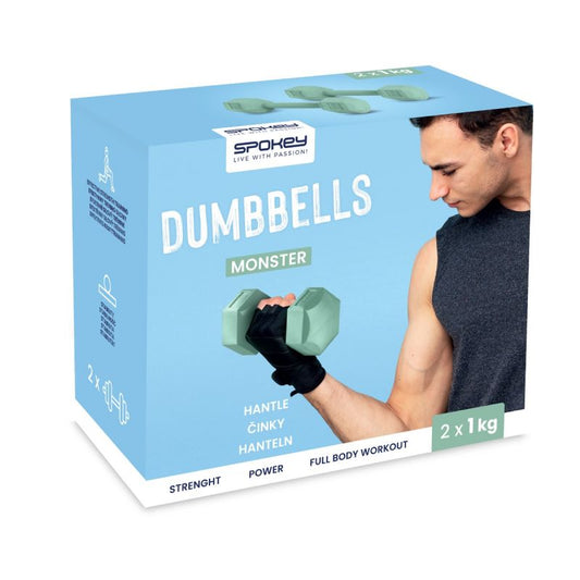 Spokey Monster dumbbells 2x 1 kg SPK-944049 Accessories/Training equipment Your Sports Performance