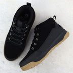 Men's leather boots, unlined, black, Big Star SS174265 Footwear Your Sports Performance