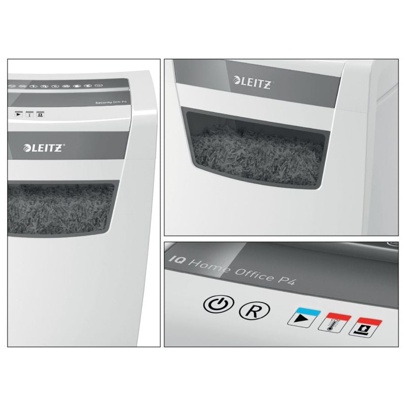 Leitz IQ Home Office P4 shredder, 10 sheets, 23 l bin Urządzenia biurowe/Niszczarki Your Sports Performance