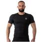 Rashguard short sleeve black BlackRS - S ODZIEŻ - Koszulki treningowe Your Sports Performance