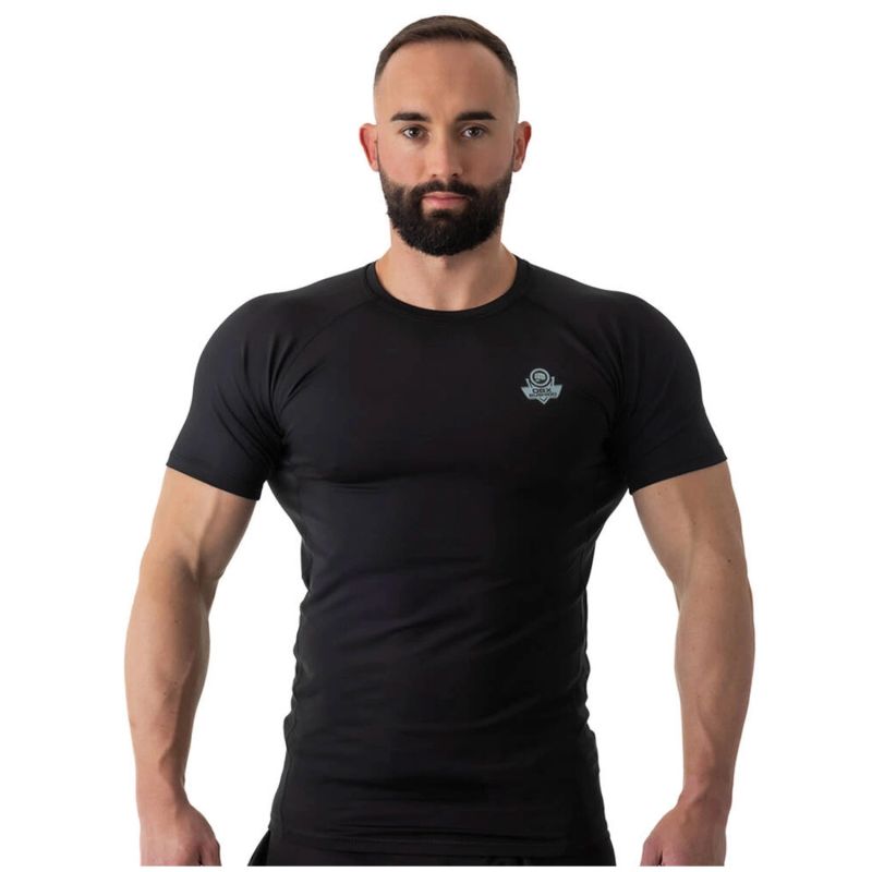 Rashguard short sleeve black BlackRS - S ODZIEŻ - Koszulki treningowe Your Sports Performance