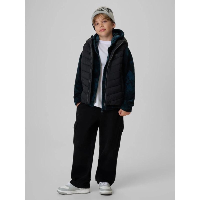 Boy's vest with synthetic filling 4F 4FJRAW26TVJAM431-20S