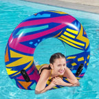 Bestway Geo swimming ring 107 cm 36228 4149 Accessories/Swimming accessories/Motylki, Pływaczki, Kółka, Piłki, Pontony Your Sports Performance