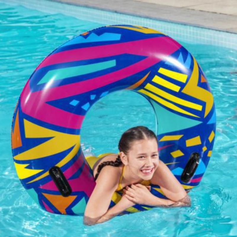 Bestway Geo swimming ring 107 cm 36228 4149 Accessories/Swimming accessories/Motylki, Pływaczki, Kółka, Piłki, Pontony Your Sports Performance
