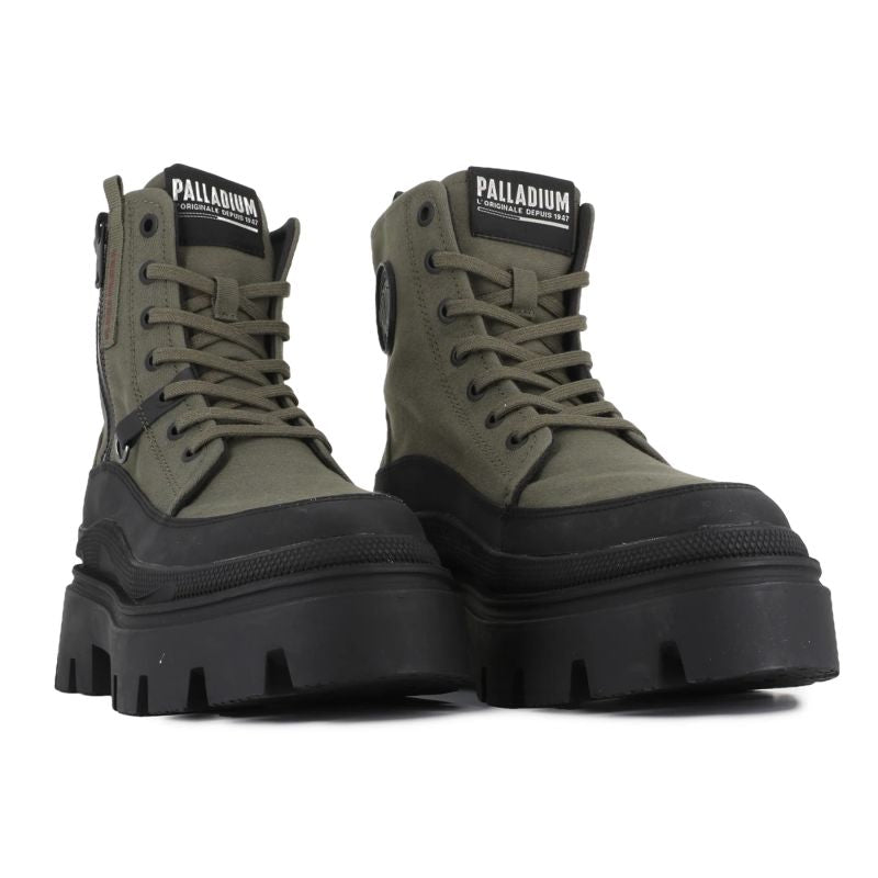 Palladium PALLASQUAD ZIP TX 99532-325 Olive Night Palladium