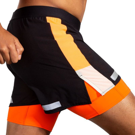 Men's Run Visible 5" 2in1 Short 2.0 Running Shorts Import z Brooks/Brooks/Spodenki Your Sports Performance