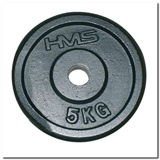 Black plate 5kg HMS TCZ05 17-61-003 Accessories/Training equipment Your Sports Performance