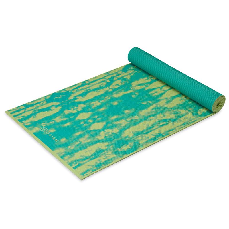 Double-sided Yoga Mat GAIAM Turquoise Lotus 6 MM 62344 Accessories/Training equipment Your Sports Performance