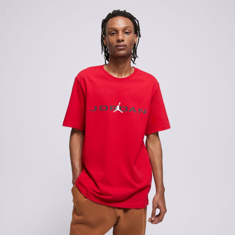 Men's Air Jordan Jumpman T-shirt Crew Red - IB7353-687