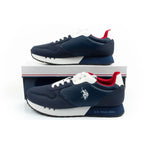 US Polo Assn sports shoes sneakers men's fashionable comfortable navy blue Your Sports Performance