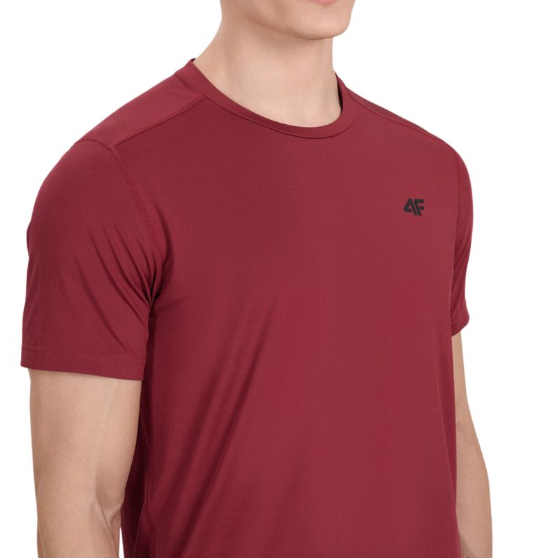 Men's T-shirt 4F FNK M1521 dark red 4FWAW25TFTSM1521 61S In preparation Your Sports Performance