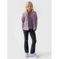 Slim fleece with stand-up collar for girls 4F Junior 4FJWMM00TFLEF261-52S *Kategoria tymczasowa Your Sports Performance
