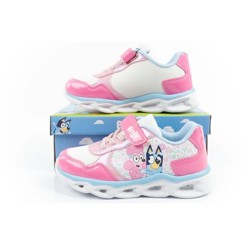 Leomil Bluey children's sports shoes, lightweight sneakers with Velcro LED Leomil