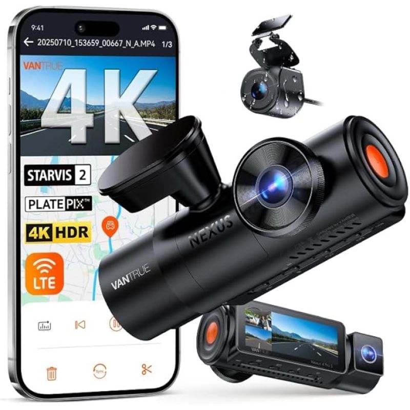 Vantrue N4 PRO S video recorder Elektronika i akcesoria/Rejestratory jazdy Your Sports Performance