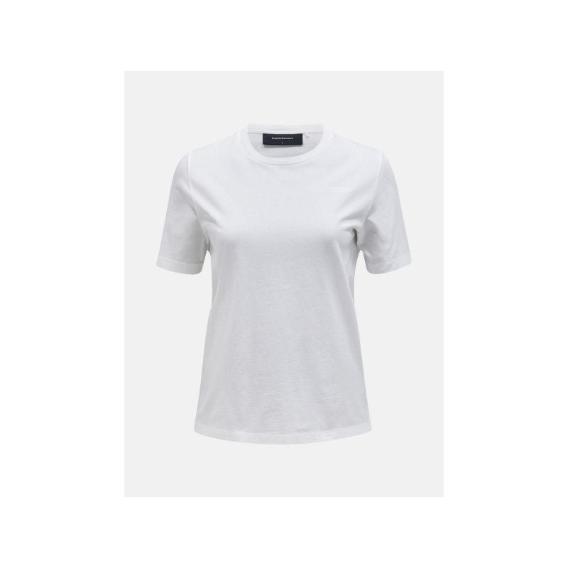 Peak Performance W Original Small Logo Tee White