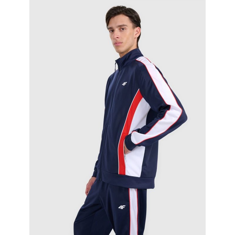 Men's zip-up sweatshirt without hood 4F 4FRAW25TSWSM2459-31S 4f