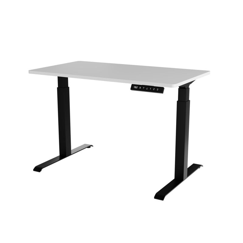 Electric height adjustable desk MOON 121x67x72-120 black/white Biurka/Biurka nowoczesne Your Sports Performance