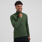Rogelli ESSENTIAL II winter jacket green 2XL Rogelli/Rower/Men/Kurtki/Zimowe Your Sports Performance