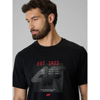 Men's regular printed T-shirt 4F 4FRSS26TTSHM4039-20S