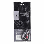 GEMBIRD CCA-458-2.5M cable (2x Cinch M - Mini Jack M; 2.5m; black) Kable i adaptery/Kable JACK i RCA(Cinch) Your Sports Performance