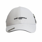 Karl Lagerfeld Paris Strapback White Cap - L5WH7947-wht Odzież/Czapki/Czapki z daszkiem Your Sports Performance