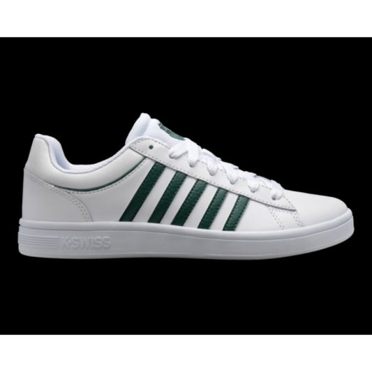 K-Swiss men's sneakers COURT WINSTON WHITE/POSY GREEN-M (06154-942-M) In preparation Your Sports Performance