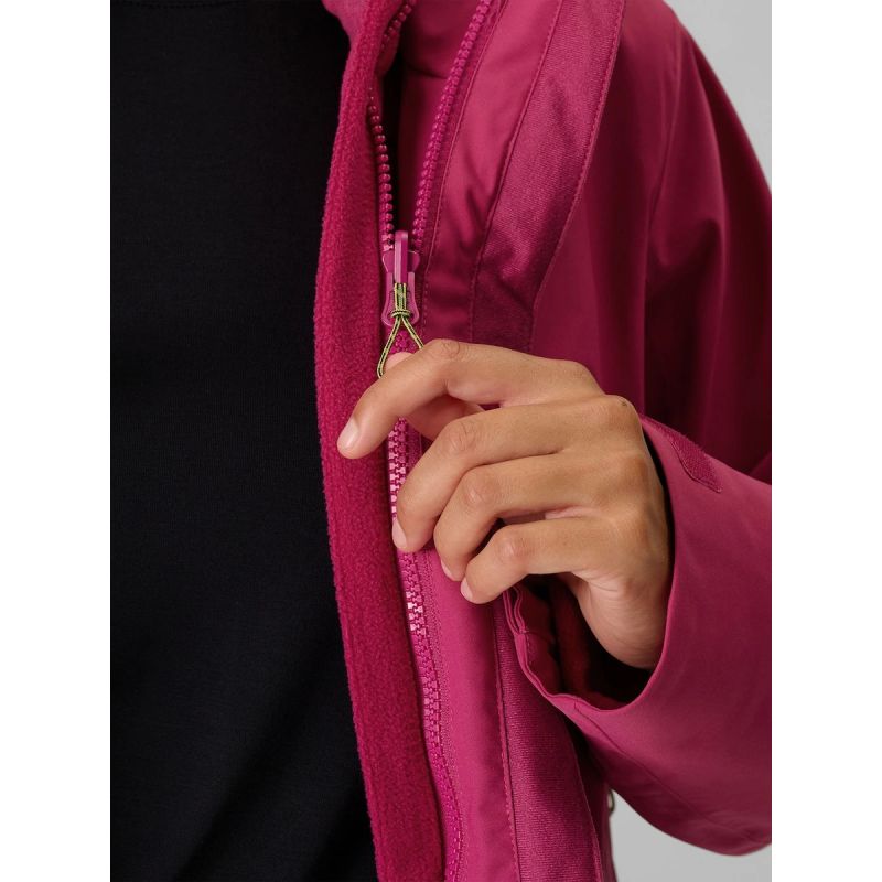 Women's trekking jacket 3 in 1 membrane 10000 4F 4FRAW26TTJAF1368-54S