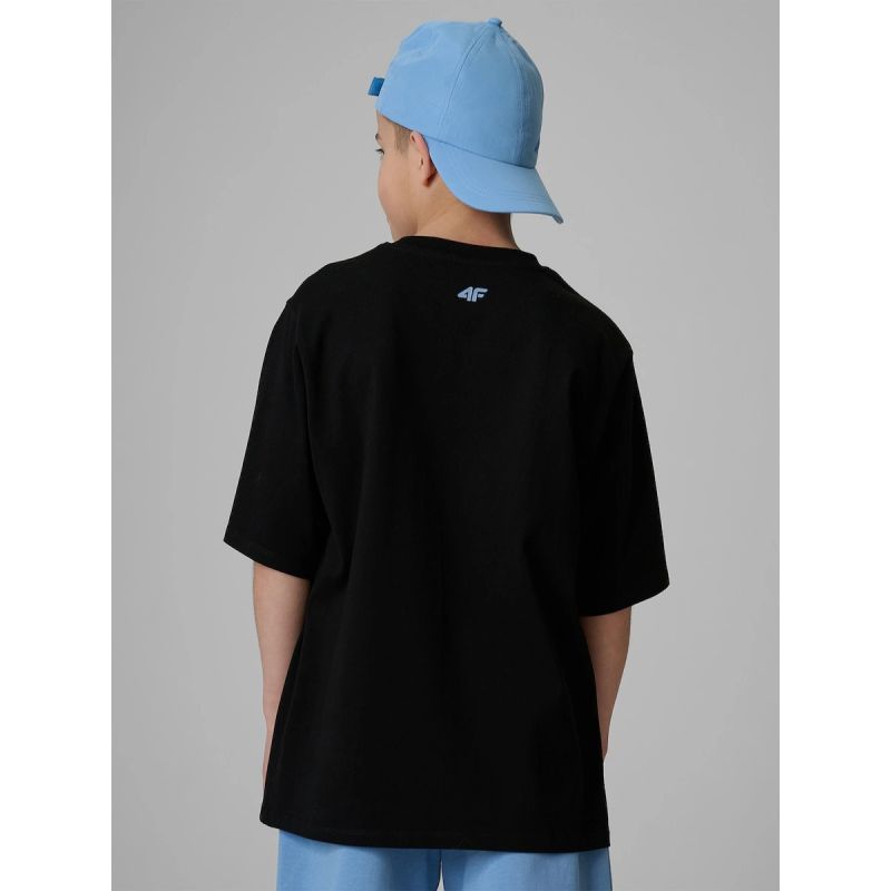 Boy's cotton T-shirt 4F 4FJRSS26TTSHM3903-20S