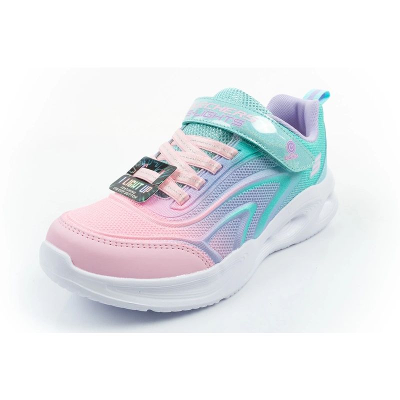 Skechers Color Breeze LED Children's Sports Shoes for Girls To be categorized Your Sports Performance