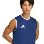 Men's adidas Entrada 26 Sleeveless Jersey Navy Blue KB3930