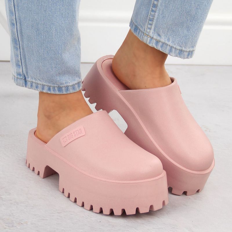 Clogs with a massive sole Big Star W NN274020 INT2083C Footwear/Lifestyle/Brinkenstock/Klapki/chodaki Your Sports Performance