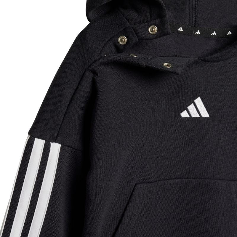 adidas Essentials Joggers 3 Stripes Fleece Hoodie Tracksuit for Kids Black JD6484 Clothing Your Sports Performance