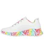 Skechers Women's UNA LITE EXUBERANT HEARTS Sneakers 177976 WMLT Skechers