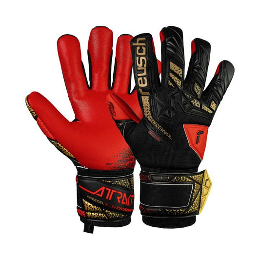 Goalkeeper gloves Reusch Attrakt Freegel Silver M 5570235 7075 Accessories/Gloves Your Sports Performance