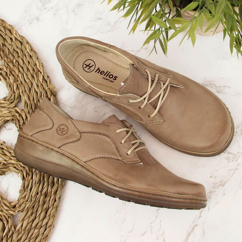 Helios W 715 comfortable leather shoes, beige Footwear/Lifestyle Your Sports Performance