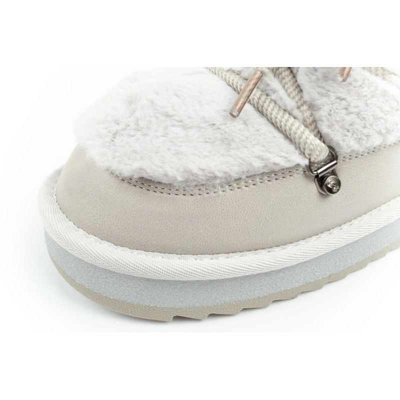 D.Franklin women's winter snow boots, fashionable fur lining, gray D.Franklin