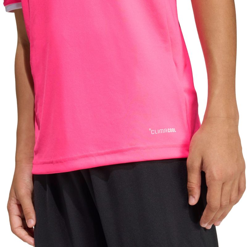 adidas Entrada 26 Jersey kids' t-shirt pink KE9846